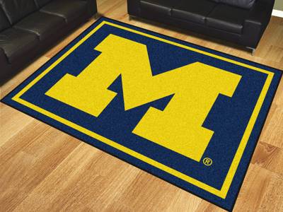 University of Michigan Wolverines 8'x10' Rug - Click Image to Close