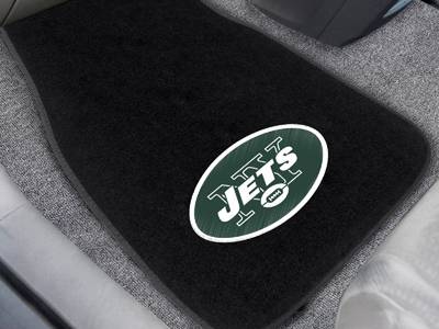 New York Jets Embroidered Car Mats - Click Image to Close