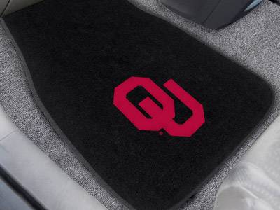 University of Oklahoma Sooners Embroidered Car Mats - Click Image to Close