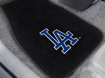 Los Angeles Dodgers Embroidered Car Mats - Click Image to Close
