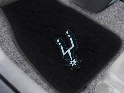 San Antonio Spurs Embroidered Car Mats - Click Image to Close