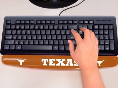 Texas Longhorns Keyboard Wrist Rest - Click Image to Close