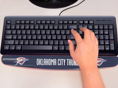 Oklahoma City Thunder Keyboard Wrist Rest - Click Image to Close