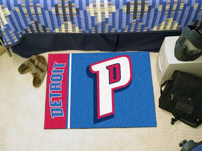 Detroit Pistons Starter Rug - Uniform Inspired - Click Image to Close