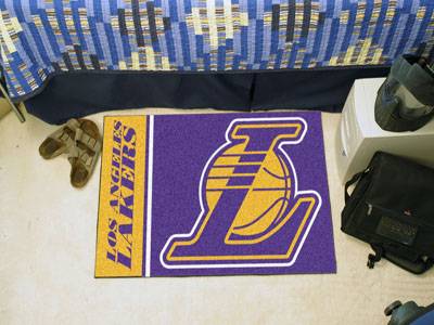 Los Angeles Lakers Starter Rug - Uniform Inspired - Click Image to Close