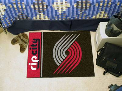 Portland Trail Blazers Starter Rug - Uniform Inspired - Click Image to Close