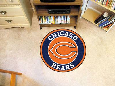 Chicago Bears 27" Roundel Mat - Click Image to Close