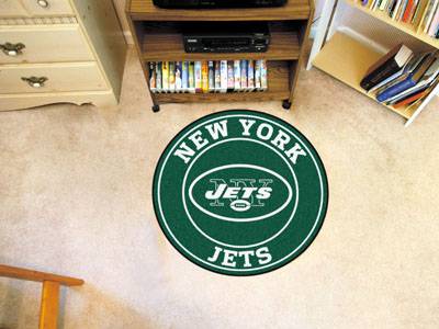 New York Jets 27" Roundel Mat - Click Image to Close