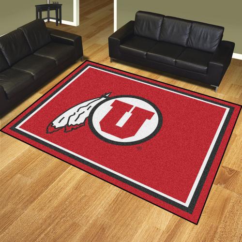 University of Utah Utes 8'x10' Rug - Click Image to Close