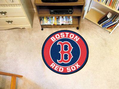 Boston Red Sox 27" Roundel Mat - Click Image to Close