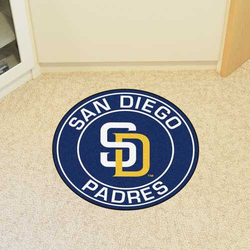 San Diego Padres 27" Roundel Mat - Click Image to Close