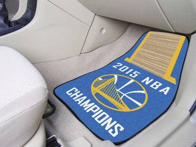 Golden State Warriors Championship Carpet Car Mats - Click Image to Close