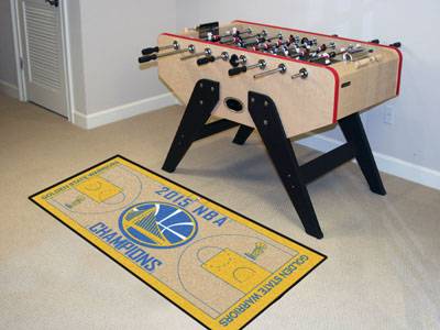 Golden State Warriors Championship Basketball Court Runner - Click Image to Close