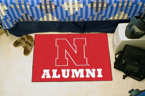 University of Nebraska Alumni Starter Rug - Click Image to Close