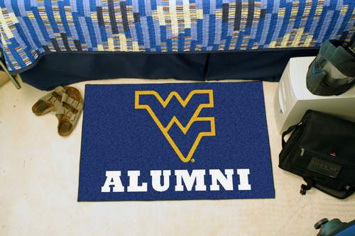 West Virginia University Alumni Starter Rug - Click Image to Close