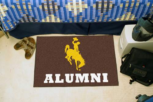 University of Wyoming Alumni Starter Rug - Click Image to Close