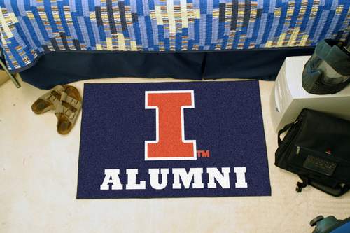 University of Illinois Alumni Starter Rug - Click Image to Close