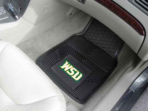 Wright State University Raiders Heavy Duty Vinyl Car Mats - Click Image to Close