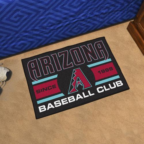 Arizona Diamondbacks Baseball Club Starter Rug - Click Image to Close