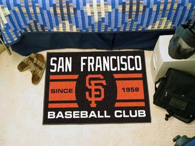 San Francisco Giants Baseball Club Starter Rug - Click Image to Close