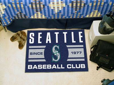 Seattle Mariners Baseball Club Starter Rug - Click Image to Close