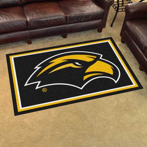 University of Southern Mississippi Golden Eagles 4x6 Rug - Click Image to Close