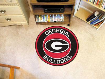 University of Georgia Bulldogs 27" Roundel Mat - Click Image to Close