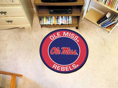 University of Mississippi Rebels 27" Roundel Mat - Click Image to Close