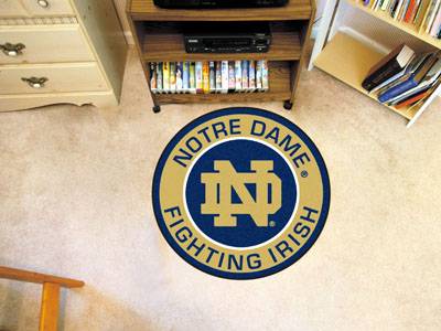 University of Notre Dame Fighting Irish 27" Roundel Mat - Click Image to Close