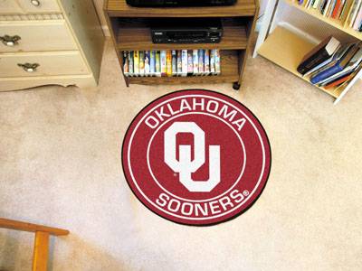 University of Oklahoma Sooners 27" Roundel Mat - Click Image to Close