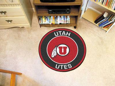 University of Utah Utes 27" Roundel Mat - Click Image to Close