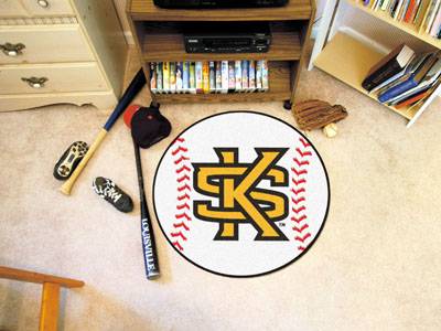 Kennesaw State University Owls Baseball Rug - KS Logo - Click Image to Close