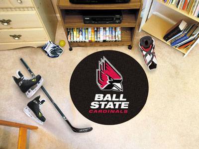 Ball State University Cardinals Hockey Puck Mat - Click Image to Close