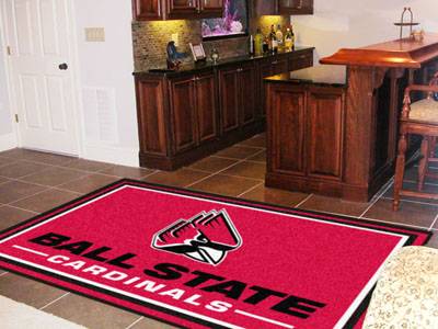 Ball State University Cardinals 5x8 Rug - Click Image to Close