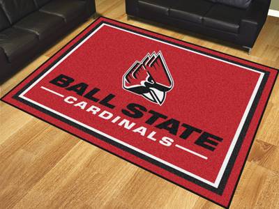 Ball State University Cardinals 8'x10' Rug - Click Image to Close