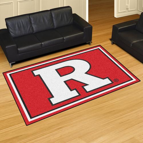 Rutgers Scarlet Knights 5x8 Rug - Click Image to Close