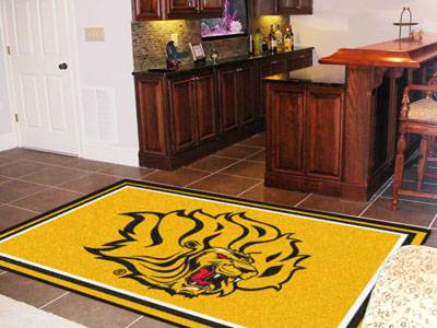 University of Arkansas at Pine Bluff Golden Lions 5x8 Rug - Click Image to Close