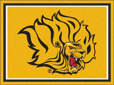 University of Arkansas at Pine Bluff Golden Lions 8'x10' Rug - Click Image to Close