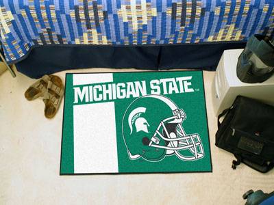 Michigan State Spartans Starter Rug - Uniform Inspired - Click Image to Close