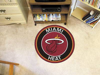 Miami Heat 27" Roundel Mat - Click Image to Close