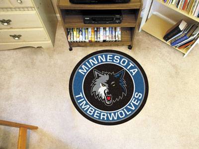 Minnesota Timberwolves 27" Roundel Mat - Click Image to Close