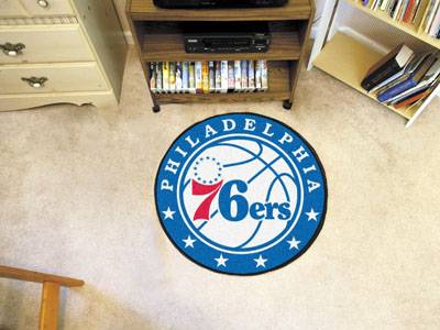 Philadelphia 76ers 27" Roundel Mat - Click Image to Close