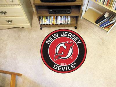 New Jersey Devils 27" Roundel Mat - Click Image to Close