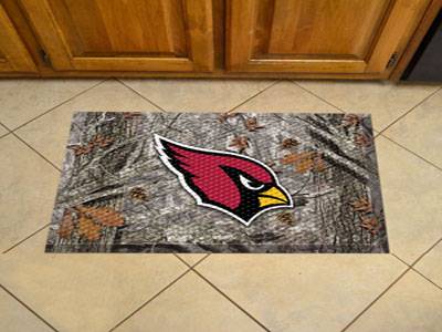 Arizona Cardinals Scraper Floor Mat - 19" x 30" Camo - Click Image to Close