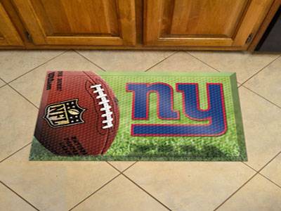 New York Giants Scraper Floor Mat - 19" x 30" - Click Image to Close