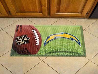 San Diego Chargers Scraper Floor Mat - 19" x 30" - Click Image to Close