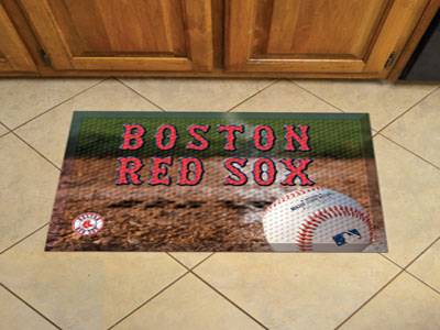 Boston Red Sox Scraper Floor Mat - 19" x 30" - Click Image to Close