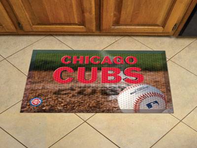 Chicago Cubs Scraper Floor Mat - 19" x 30" - Click Image to Close
