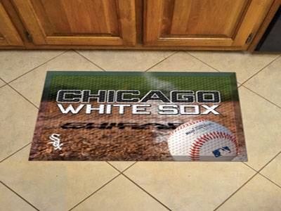 Chicago White Sox Scraper Floor Mat - 19" x 30" - Click Image to Close