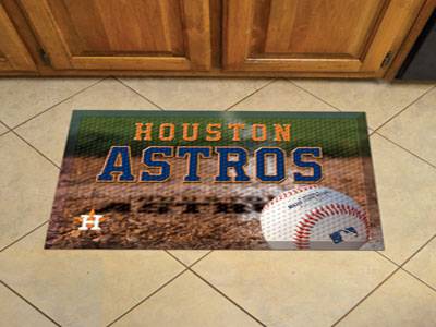 Houston Astros Scraper Floor Mat - 19" x 30" - Click Image to Close